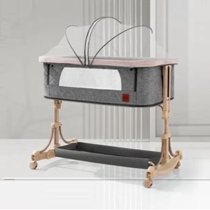 Berceau Bébé kidilo – Design Élégant & Fonctionnel -Gris