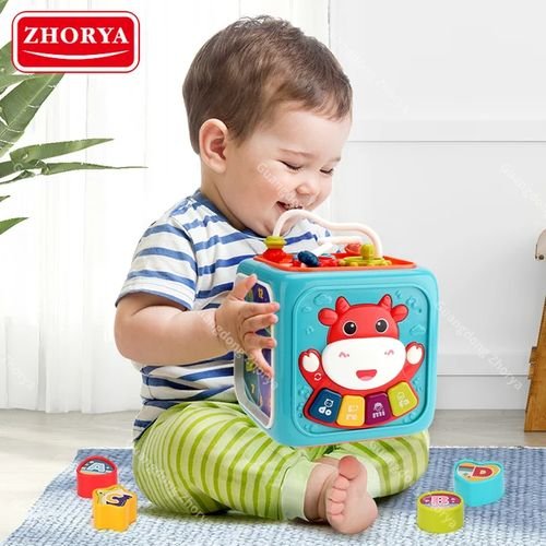 Cube d’Activités Éducatif 6 en 1 – Activity Cube Box – Image 5