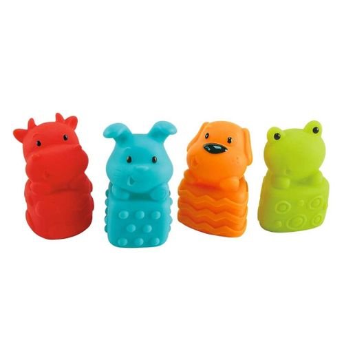 HUANGER – Animal Buddies (Lot de 6 Figurines Souples) – Jouets Sensoriels pour Bébé – Image 4