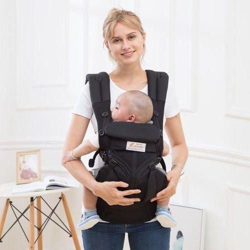 Porte-bébé ergonomique multi-positions – Confort pour bébé & liberté pour les parents