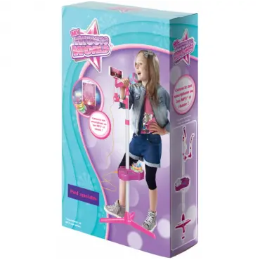 Micro Karaoké Enfant – Pied Réglable & Support Smartphone