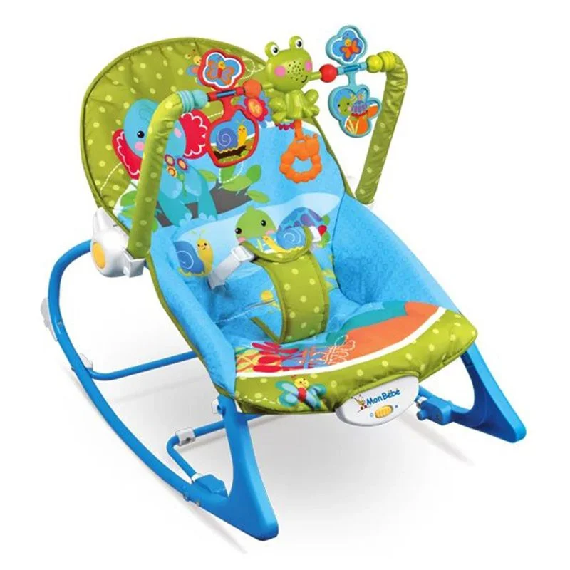 Balancelle Bébé Colorée avec Jeux Suspendus – Éveil & Confort