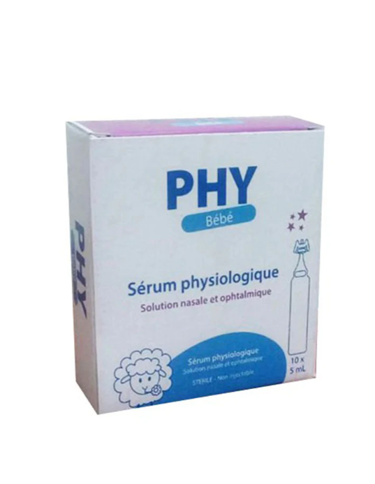 PHY Bébé – Sérum Physiologique 10 unidoses x 5 ml