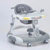 Trotteur Bébé Babywalker – Modèle Voiture Sport Gris