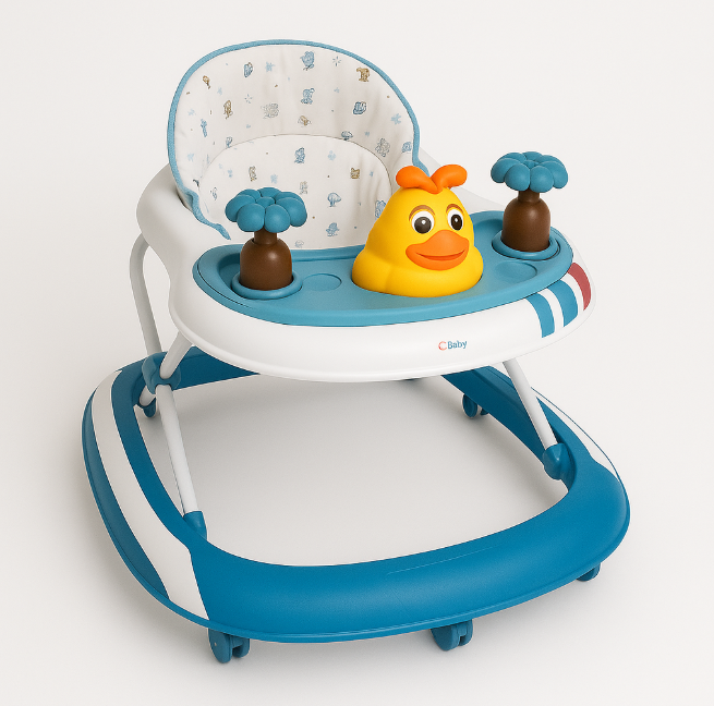 Trotteur Bébé Éveil Nature Bleu