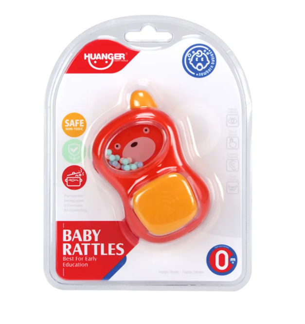 Jouet Téléphone Bébé – Hochet Sonore avec Billes Colorées