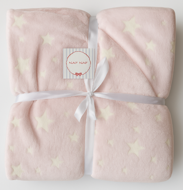 Couverture Bébé Étoiles – NAF NAF – 110 x 140 cm