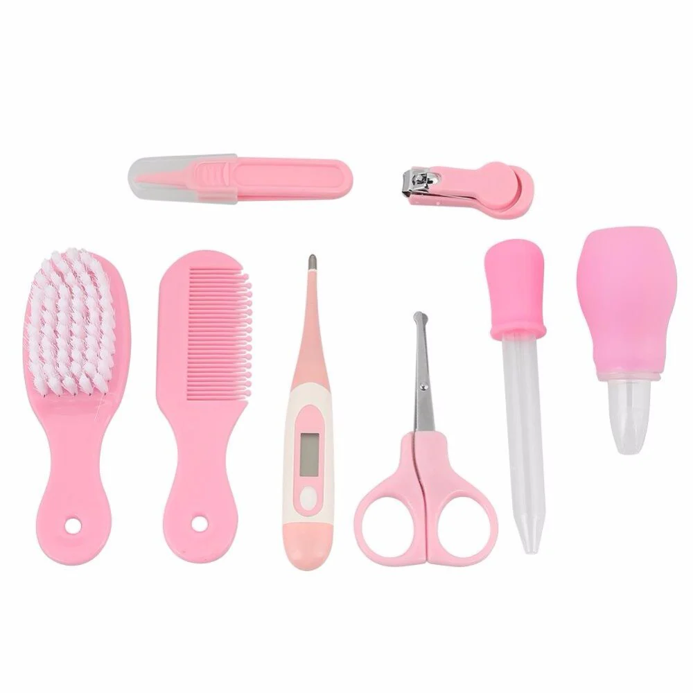 Trousse de Soin Essentielle pour Bébé – 10 Pièces – Coloris Rose – Image 3