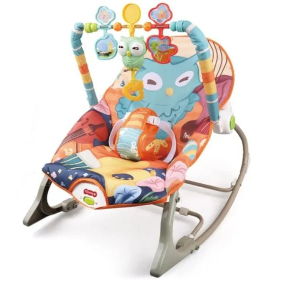 Balancelle Bébé Colorée avec Jeux Suspendus – Éveil & Confort – Image 3