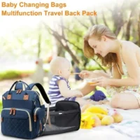 Sac à dos à langer 3-en-1 avec lit portable – L’allié des parents modernes