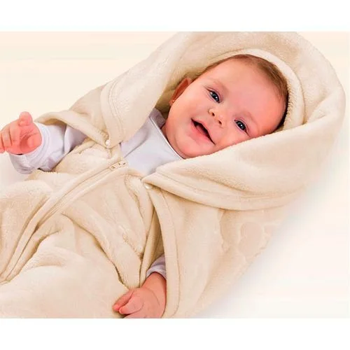 Sac de Couchage Bébé avec Capuche – Beige