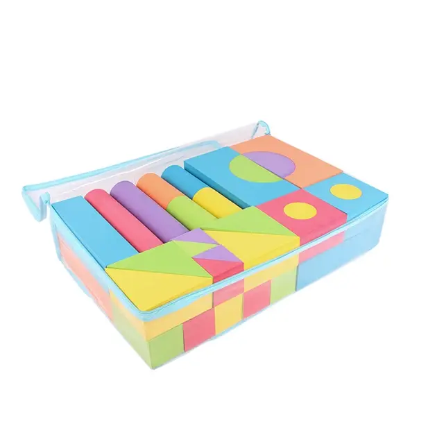Blocs de Construction en Mousse – Couleurs Vives (Jeu d'Éveil) – Image 4