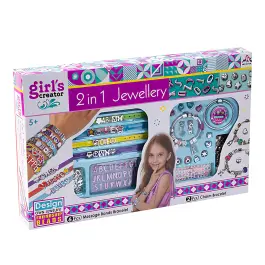 Coffret Bijoux Créatifs 2 en 1 – Girl's Creator (5+ ans)