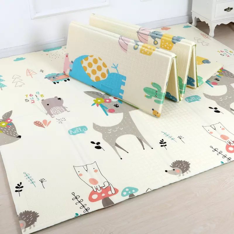 Tapis de Jeu Pliable pour Bébé – Motifs Animaliers Ludiques – Image 2