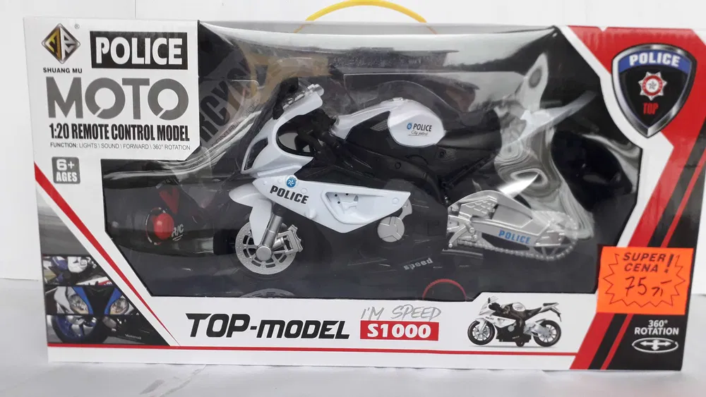 Moto Télécommandée Police – Modèle S1000 – Image 4