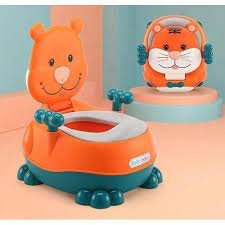 Pot Bébé Ergonomique – Design Animal Ludique - Orange