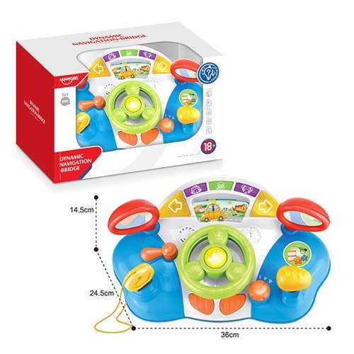 HUANGER – Tableau de Conduite Interactif avec Sons & Volant (18m+) – Image 2