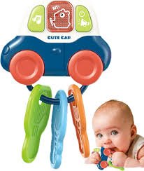 Clé Musicale Bébé en Forme de Voiture – Sons & Lumières Interactifs (6 mois+) – Image 2
