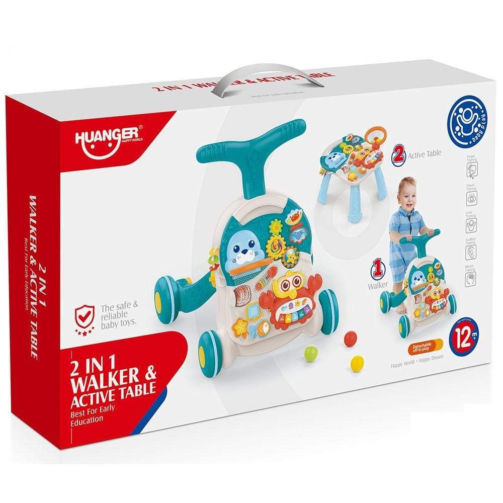 HUANGER – Trotteur et Table d’Activités 2 en 1 (12m+)