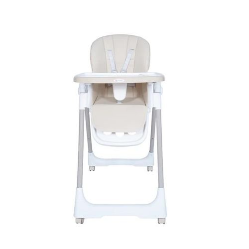 Mon Bebe Chaise haute évolutive réglable avec Roues BEIGE – Image 2