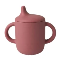 Tasse de transition de bébé pour boissons chaudes et froides en silicone -150 ml