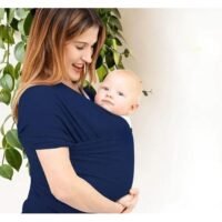 Écharpe de portage bébé Bleu Marine