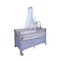 Lit Parc Cododo Multifonction – Pliable avec Table à Langer et Mobile Musical (crème)