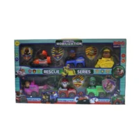 LOT DE 6 FIGURINES PAW PATROL AVEC LEURS VEHICULES
