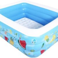 Piscine gonflable pour enfants,souple gonflable, piscine d'été fraîche pour enfants et famille, piscine gonflable pour jardin, intérieur ou extérieur 105-83-33