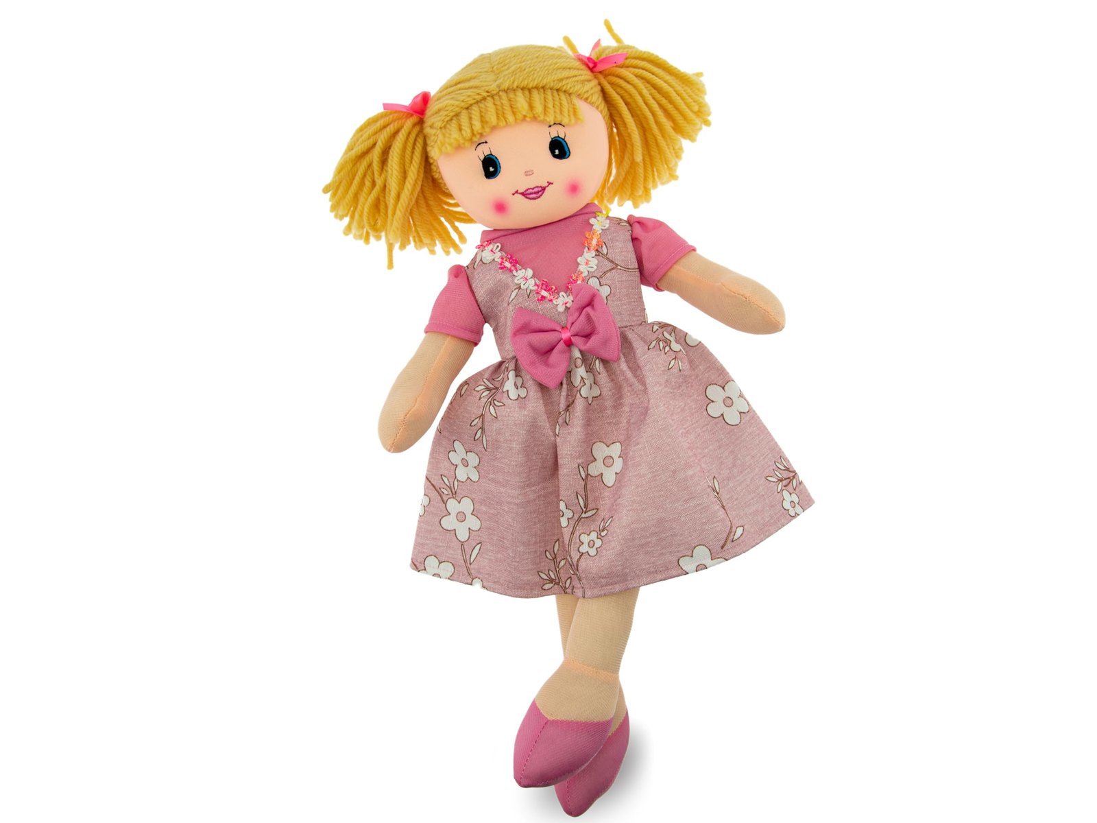 Poupée Chiffon en Peluche pour Fille – Poupée Compagnon Douce avec Robe à Carreaux - plusieurs couleurs – Image 4