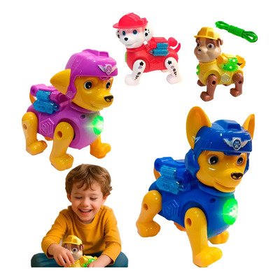 Figurine Chien de Police avec Lanceur de Filet – Jouet Interactif pour Enfants 3 Ans+ – Image 4