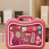 coffret de coiffure avec sèche-cheveux pour filles
