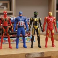 Figurines Super-Héros pour Enfants – Ensemble de 4 Personnages d’Action