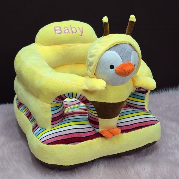 Canapé Pouf de Soutien Bébé en Peluche – Siège d'Apprentissage Assis Confortable - plusieurs modeles – Image 4