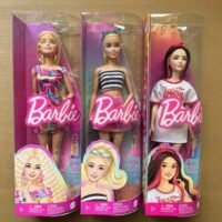 3 mini poupées barbie pour les filles , cadeau, jouet