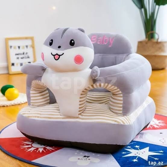 Canapé Pouf de Soutien Bébé en Peluche – Siège d'Apprentissage Assis Confortable - plusieurs modeles – Image 7